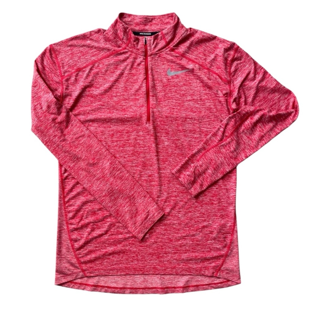 Nike Women’s Dri-Fit 1/4 Zip Pullover Size M Heather Red